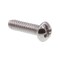Prime-Line Machine Screw, Round, Phil/Sltd Comb Drive No. 6-32 X 1/2in 18-8 Stainless Steel 100PK 9003094 - alternate 1